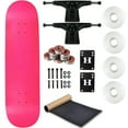 thumbnail image 1 of Moose Complete Skateboard NEON PINK 8.25" Black/White, 1 of 5