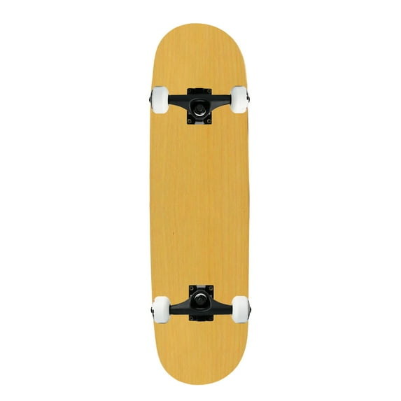 Moose Complete Skateboard Natural 7.0" Black/White Assembled