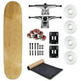 thumbnail image 1 of Moose Complete Skateboard Natural 7.0" With Silver Trucks and White Wheels, 1 of 5