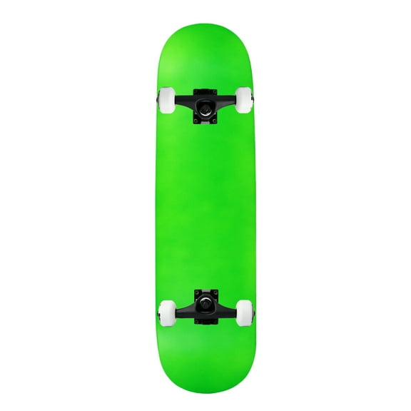 Moose Complete Skateboard Neon Green 7.5" Black/White Assembled