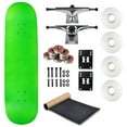 thumbnail image 1 of Moose Complete Skateboard Neon Green 7.5" With Silver Trucks and White Wheels, 1 of 6