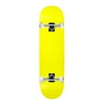thumbnail image 1 of Moose Complete Skateboard Neon Yellow 7.75" Silver/White Assembled, 1 of 5