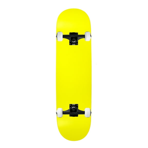 Moose Complete Skateboard Neon Yellow 8.0" Black/White Assembled