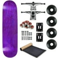 thumbnail image 1 of Moose Complete Skateboard Stain Purple 8.25" With Silver Trucks and Black Wheels, 1 of 5