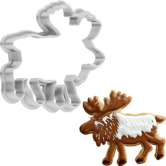 Moose Cookie Cutter 4 Inch Made in USA by WONDERTORY