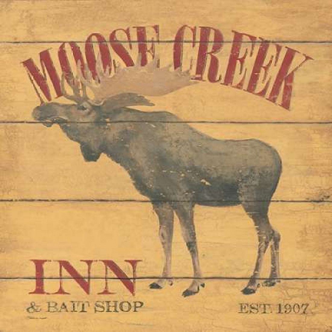 Moose Creek Canvas Art - Stephanie Marrott (24 x 24)
