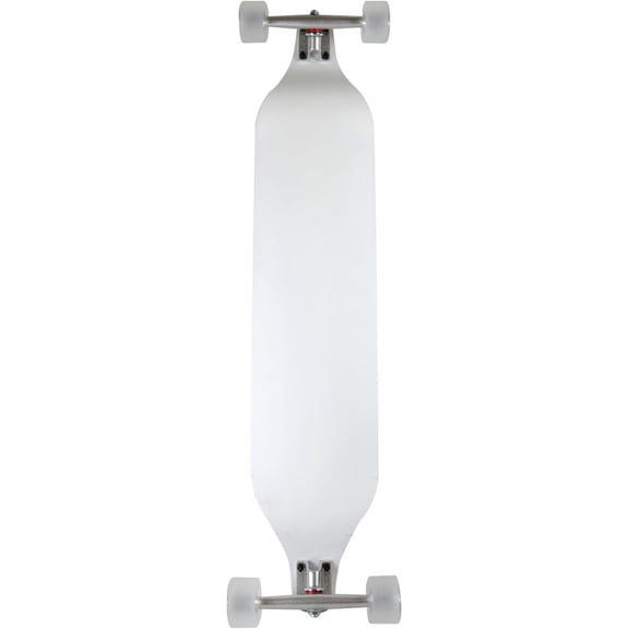 Moose Drop Down Longboard Complete (White) with Paris Trucks, Bigfoot Wheels