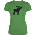 thumbnail image 1 of Moose Faux Stitched Leaf Juniors Soft T-Shirt - 2X-Large, 1 of 1