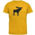 thumbnail image 1 of Moose Faux Stitched Mens T Shirt Gold 2XL, 1 of 1