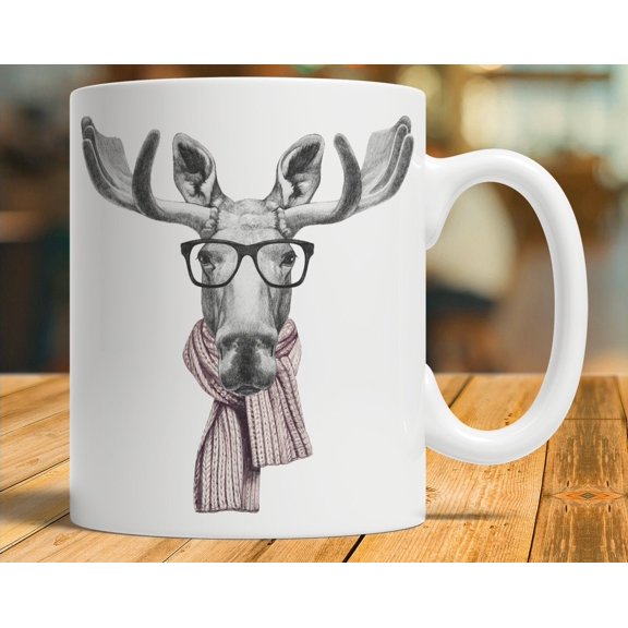 Moose Gift Moose Mug Moose Coffee Cup Moose Art