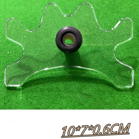 Moose Head Shape Billiard Bridge Head Portable Clear Acrylic Snooker Pool Bridge Head E Fangkenuo