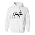 thumbnail image 1 of Moose Ink Drawing Hoodie Men -Image by Shutterstock, Male Large, 1 of 4