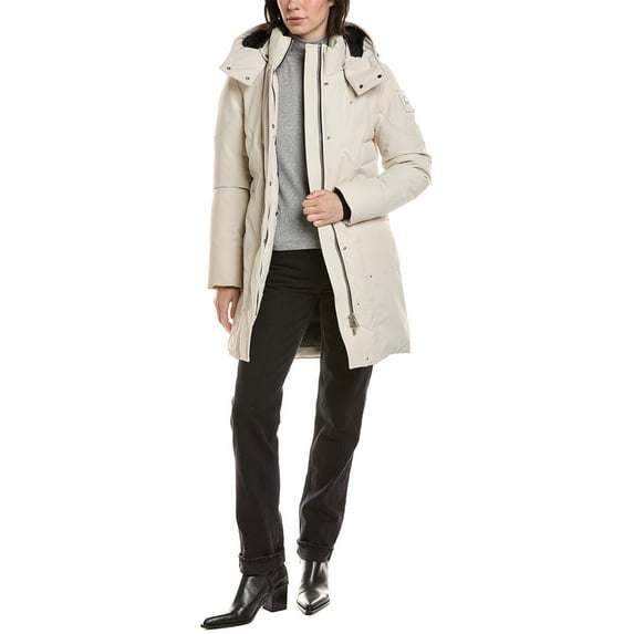 Moose Knuckles womens Cloud Parka, m, White