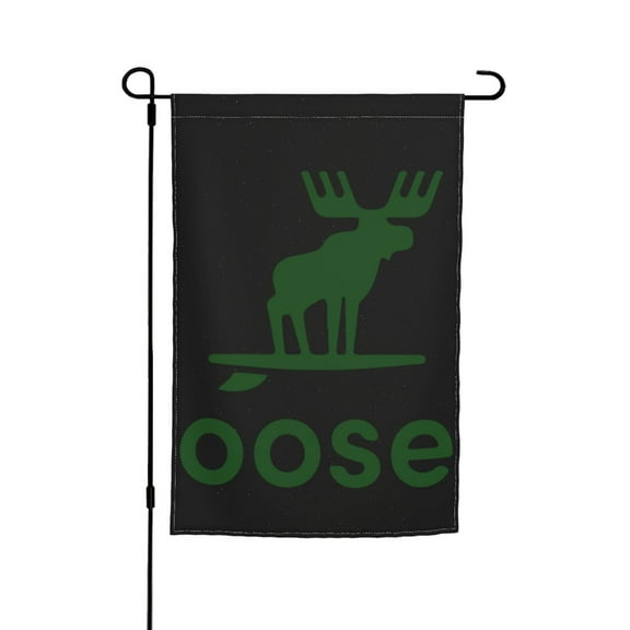 Moose Logos Garden Flag 12x18 Inch Indoor Balcony Courtyard Outdoor Decorative Flag