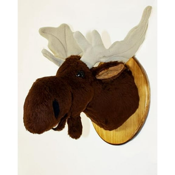 Moose Medium Plush Plaque Wall Mount - 'Shorty'