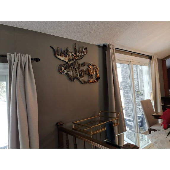 Moose Metal Wall Art