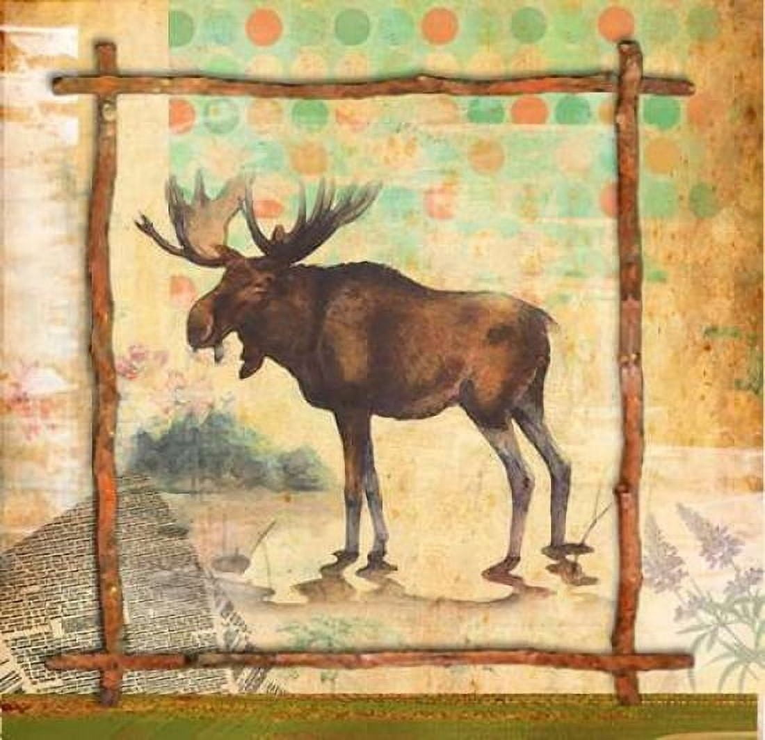 Moose Nature Canvas Art - Walter Robertson (24 x 24)