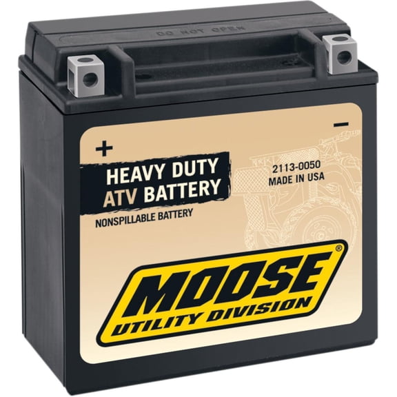 Moose Offroad MOOM72H4A Factory-Activated AGM Maintenance-Free Battery