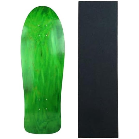 Moose Old School Skateboard Deck Blank Retro 80's 10" x 30" Fish Shape with Black Griptape Sheet