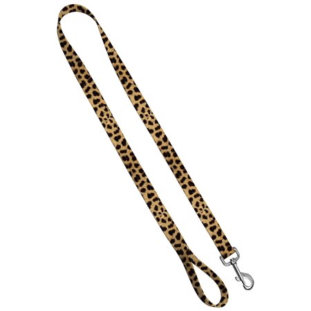 Moose Pet Wear Leash 1inch by 6 feet, Deluxe: Leopard