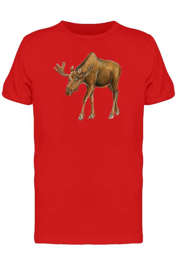 Moose Photo Ts Tee Men's -Image by Shutterstock