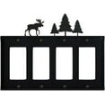thumbnail image 1 of Moose & Pine Trees Quad. GFI CUSTOM Product Cover, 1 of 2