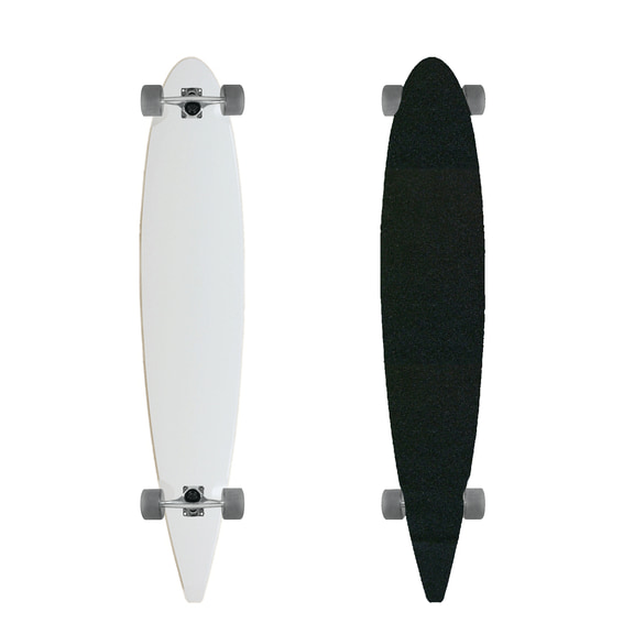 Moose Pintail 9.75" x 47.75" Longboard Dipped White Complete