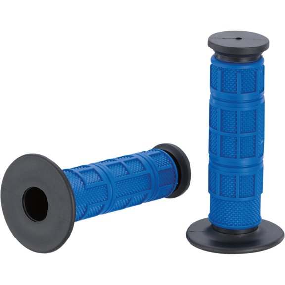 Moose Racing 0630-1835 Qualifier Full Waffle Grips - Blue