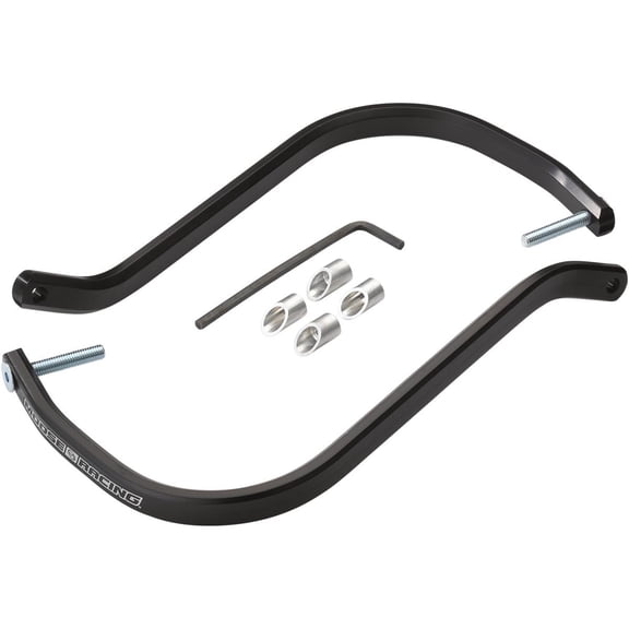 Moose Racing 0635-0989 Contour Handguard Bars and Taperlocks - Black