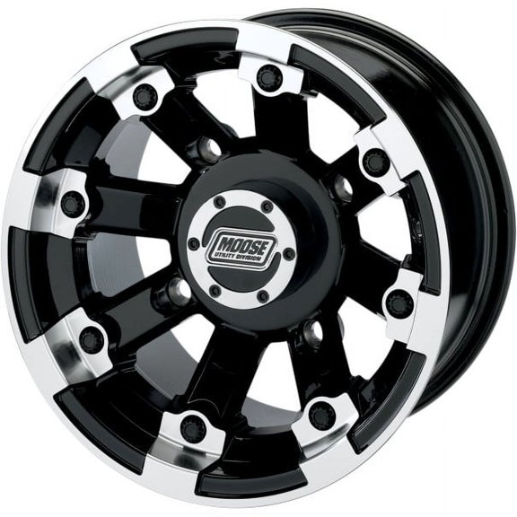 Moose Racing 393X Black Rear Wheel/Rim 14x8 4/156. 4+4 Offset (393148156GBML4)