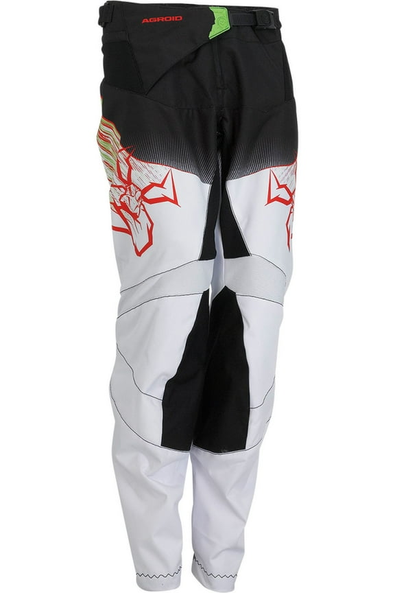 Agroid Youth MX Offroad Pants Green/Red 28 USA