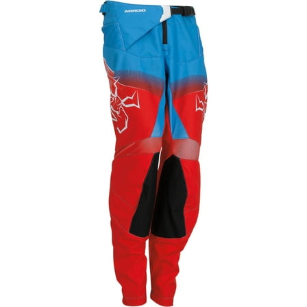 Moose Racing Agroid Youth MX Offroad Pants Red/White/Blue 26 USA