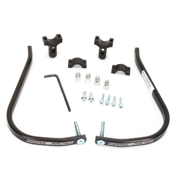 Moose Racing Black Aluminum Handguards for 1 1/8" Bars (50-4014B)