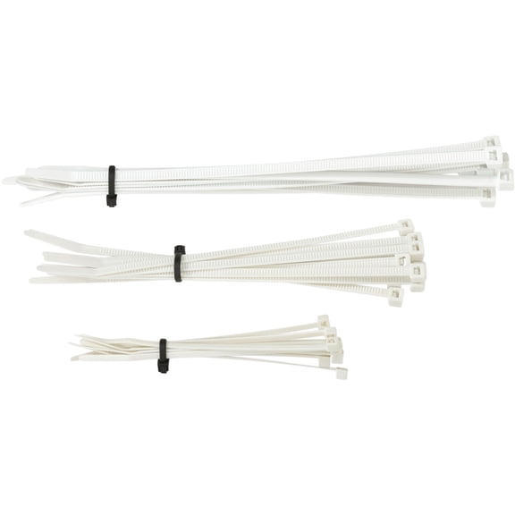 Moose Racing Cable Ties: 30 Pack White (303-4689)
