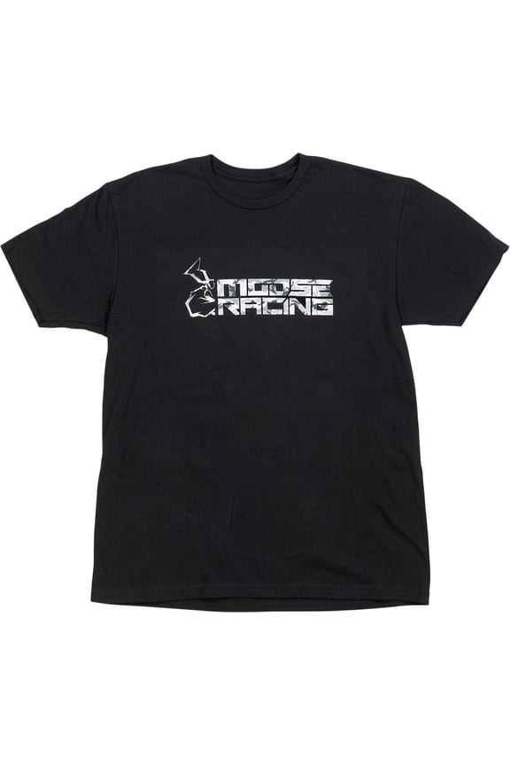 Camo Mens Short Sleeve T-Shirt Black LG