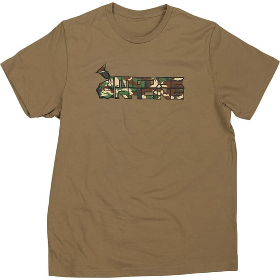 Moose Racing Camo Youth Short Sleeve T-Shirt Tan SM