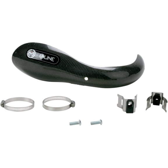 Moose Racing Carbon Pipe Guard for FMF Mega Bomb 4-Stroke Header (HMB2506)