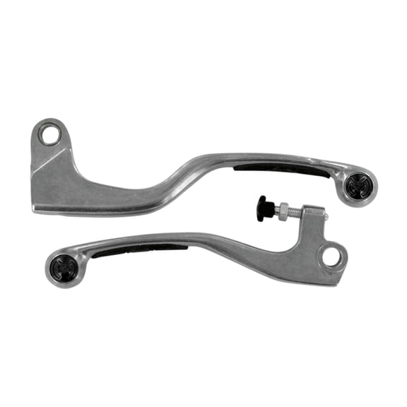 Moose Racing Competition Black Grip Shorty Brake/Std Clutch Lever Set (1SGHA22)