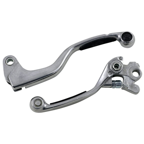 Moose Racing Competition Black Grip Shorty Brake/Std Clutch Lever Set (1SGHA42)