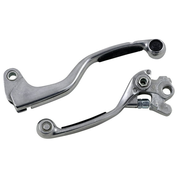 Moose Racing Competition Black Grip Shorty Brake/Std Clutch Lever Set (1SGWE12)