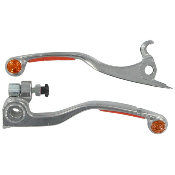Moose Racing Competition Brake & Clutch Lever Set w/Orange Grip (1SGKJ68)