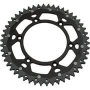 Moose Racing Dual Alloy Rear Sprocket Black 48 Tooth 1210-808-48-10X