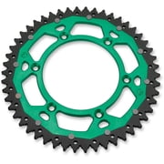 Moose Racing Dual Alloy Rear Sprocket Green 48 Tooth 1210-460-48-15X