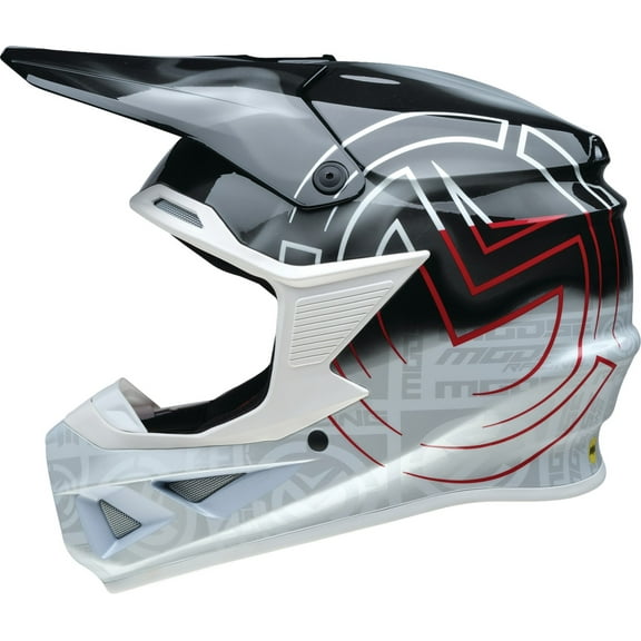 Moose Racing F.I. 2 Deceit MIPS MX Offroad Helmet Black/Red XL