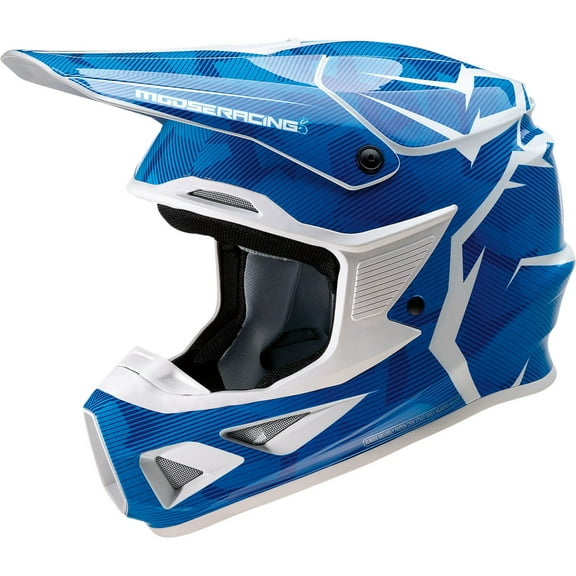 Moose Racing F.I. Agroid Camo MIPS MX Offroad Helmet Blue/White LG