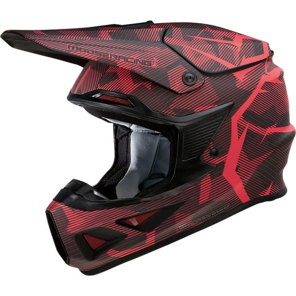 Moose Racing F.I. Agroid Camo MIPS MX Offroad Helmet Red/Black MD