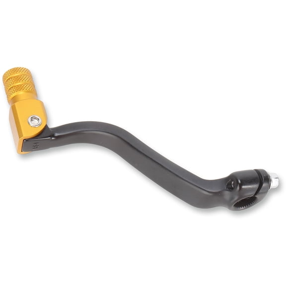 Moose Racing Forged Aluminum Black Shift Lever w/Gold Peg (81-0451-02-50)