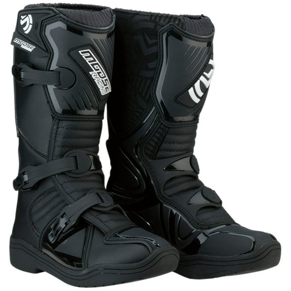 Moose Racing M1.3 Solid Youth MX Offroad Boots Black 7 USA