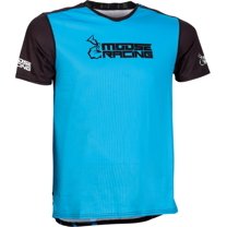 Moose Racing MTB Mens Short Sleeve Mountain Bike Jersey Blue LG