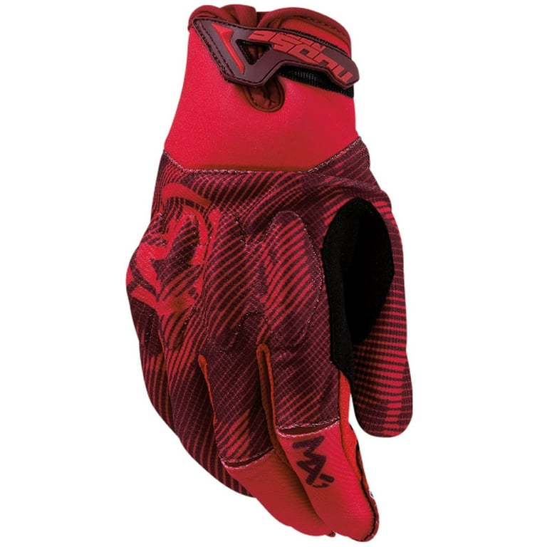 Moose Racing MX1 Mens MX Offroad Gloves Red/Black LG - Walmart.com